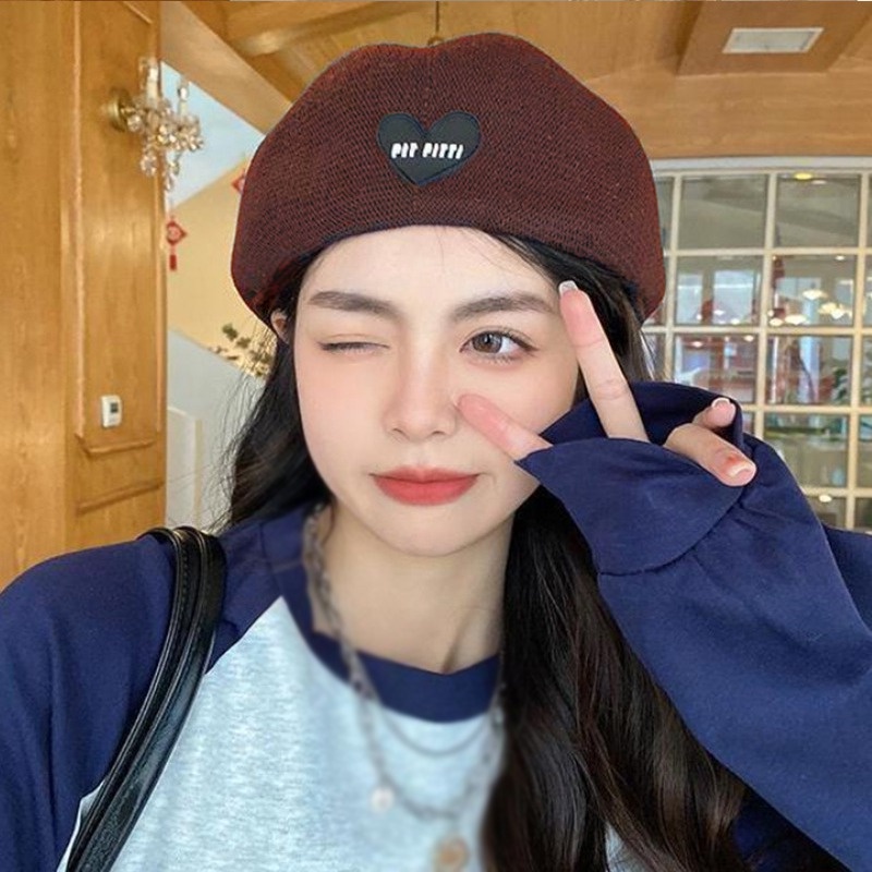 Nón Họa Sĩ Thời Trang Thu Đông Hàn Quốc