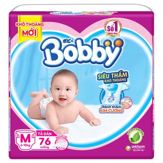 Tã Dán Bobby Siêu Thấm M76/ L68