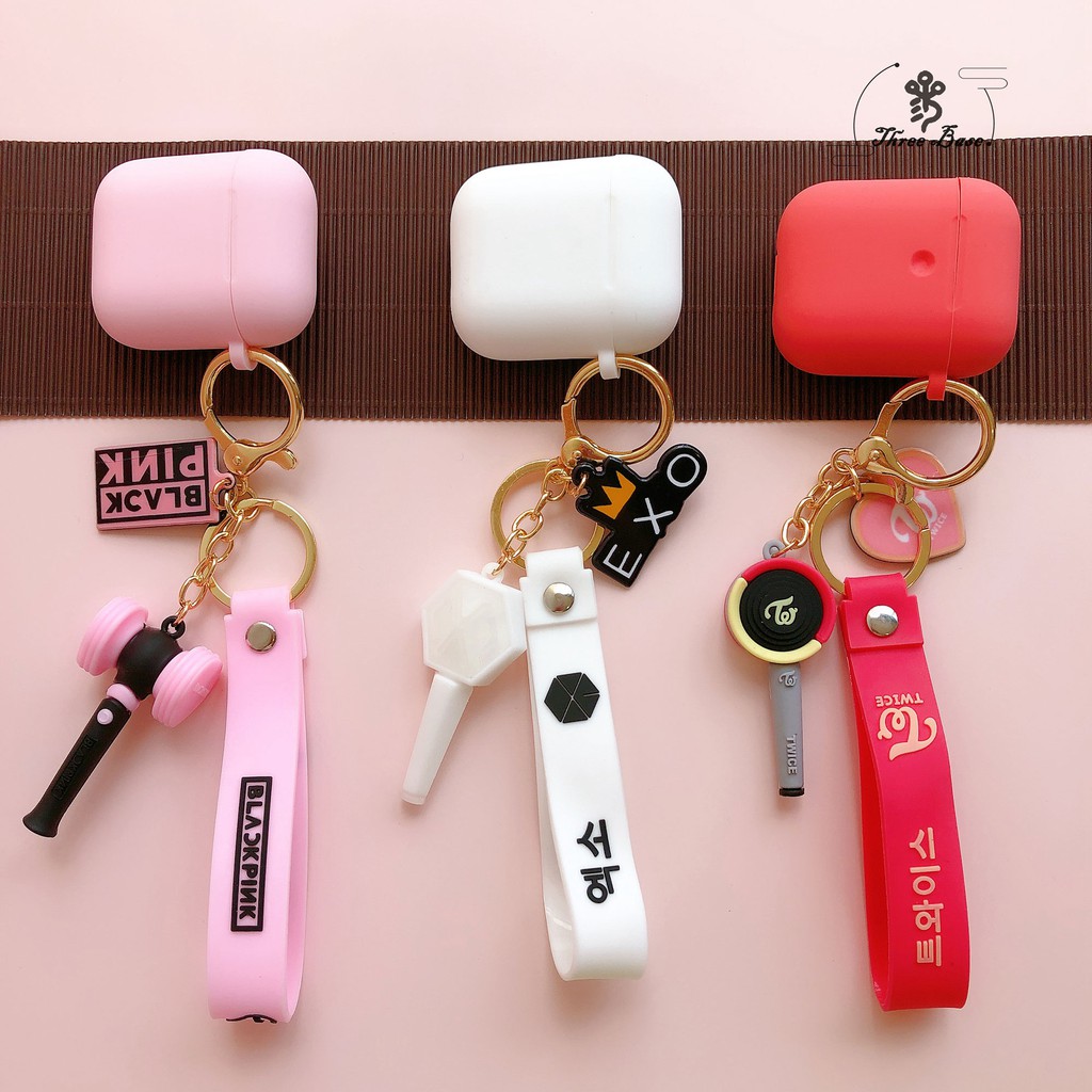 Vỏ Bảo Vệ Hộp Sạc Tai Nghe Airpod Hình Nhóm Nhạc Exo Got7 Nct Blackpink Twice