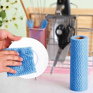 Cuộn khăn lau đa năng homeeasy - 50 miếng (màu ngẫu nhiên)