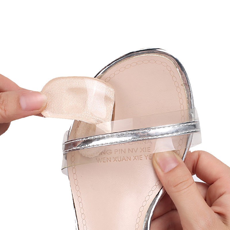 Miếng lót giày cao gót tự dính bằng silicone chống trượt thoải mái cho nữ