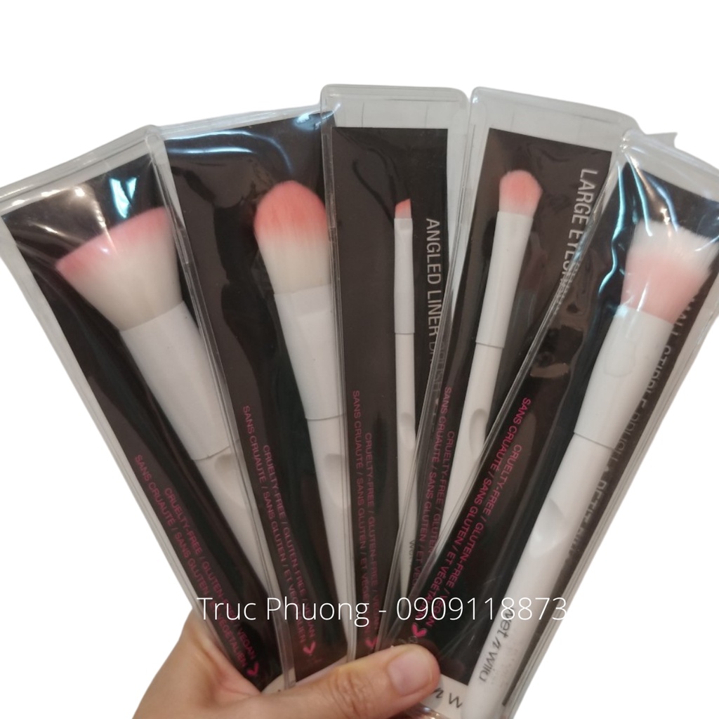 Combo 1- Bộ 4 cọ trang điểm WET N WILD dùng trang điểm nền/ phấn phủ/ che khuyết điểm/ trang điểm mắt