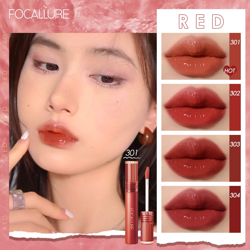 [FOCALLURE] Son kem bóng Focallure Glossy Tint (FA208)