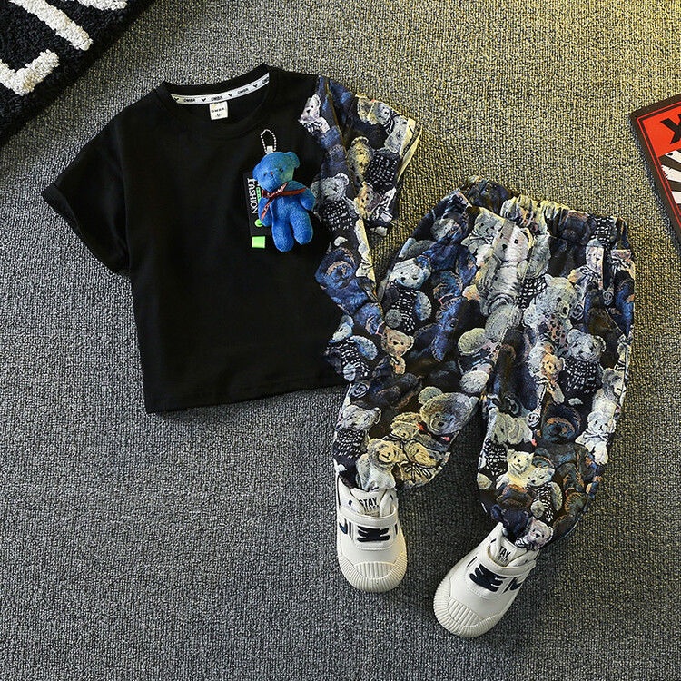 Set Đồ Thời Trang Mùa Hè Phong Cách Mới Dành Cho Bé Trai