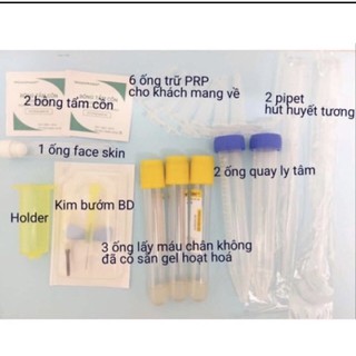 Bộ Kit -PRP trong spa( có chất hoạt hoá)