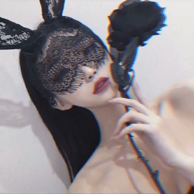 Bờm ren tai thỏ kèm mặt nạ sexy gợi cảm