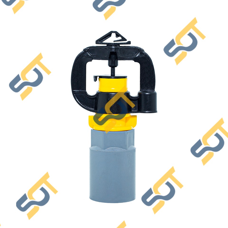 Bộ béc tưới, bộ béc tưới NT07 (Béc + Van điều áp), béc tưới phun xoay 360 độ - (nông nghiệp, nhà vườn, trồng trọt)