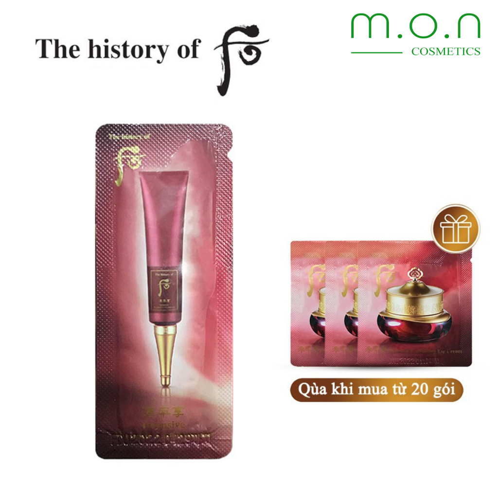 Kem chống nhăn vùng mắt Whoo đỏ Intensive Wrinkle Concentrate 1/gói - Kem chống nhắn Whoo đỏ
