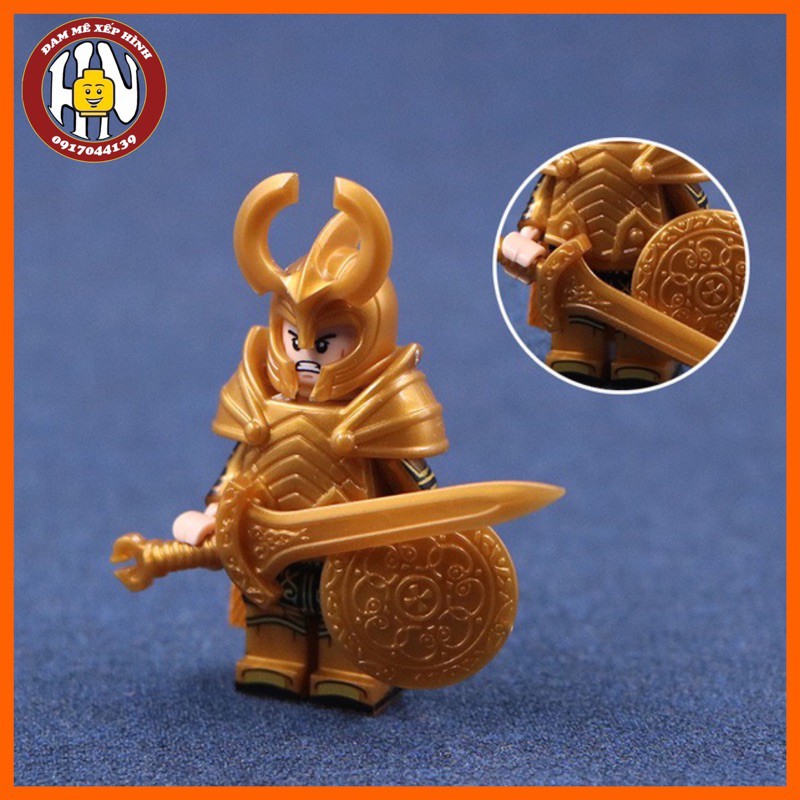 Đồ chơi minifigures - Lính Asgard - Thor 3 - KT 1044 - XP 337 > 344 - Hàng chuẩn nét !