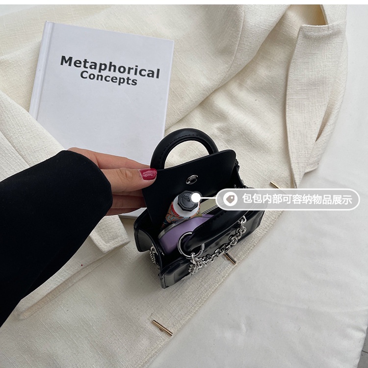 Túi Đeo Vai Phối Dây Xích Thiết Kế Giản Dị Thời Trang