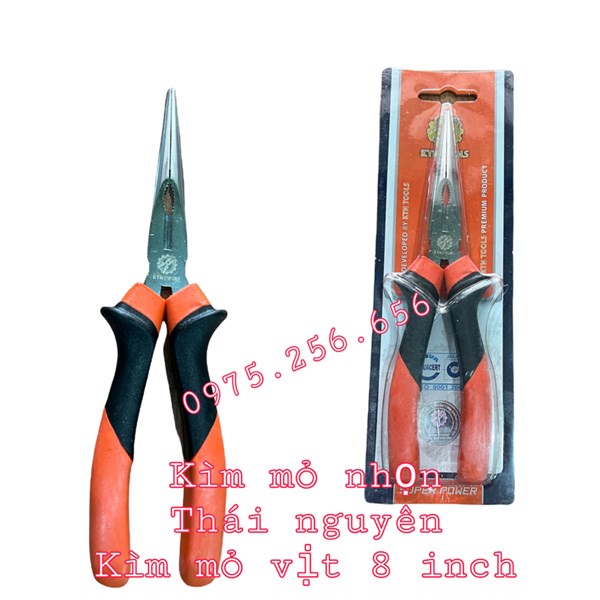 Kìm mỏ nhọn thái nguyên kìm mỏ vịt 8 inch