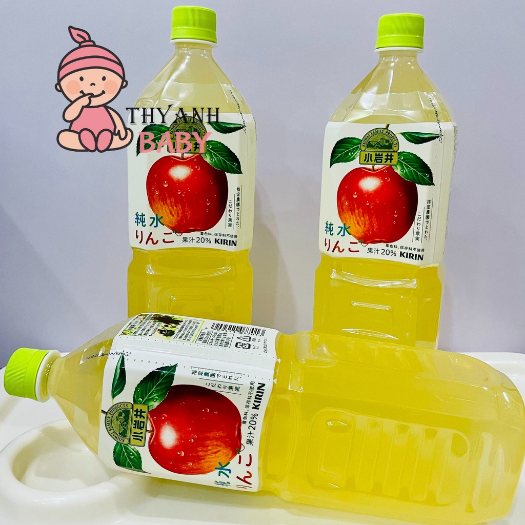 Nước ép táo Kirin tinh khiết Nhật Bản 1.5 lít (Date 8/2022)