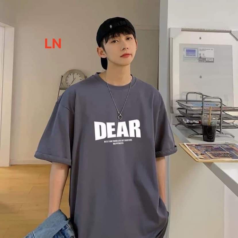 Áo Phông nam in chữ dear Chất cotton su [ln0530]