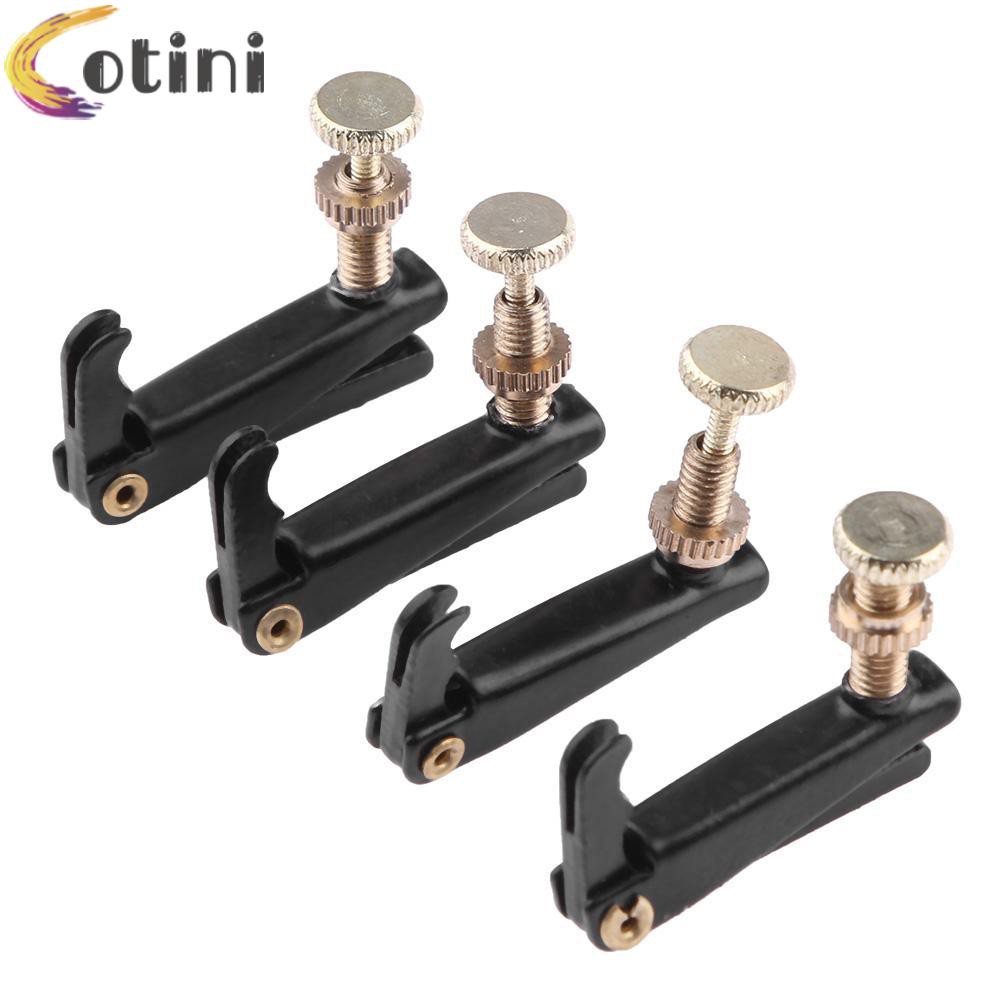 SPINNER Bộ 4 Dụng Cụ Điều Chỉnh Dây Đàn Violin Bằng Sắt Mạ 4 / 4-3 / 4