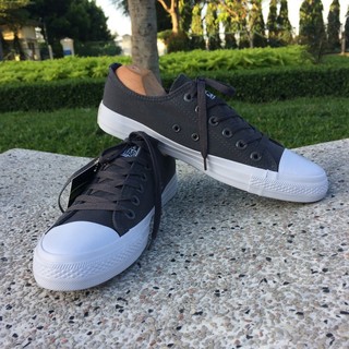 Giày Allstar Ck2 Nữ Xám Đậm Cổ Thấp
