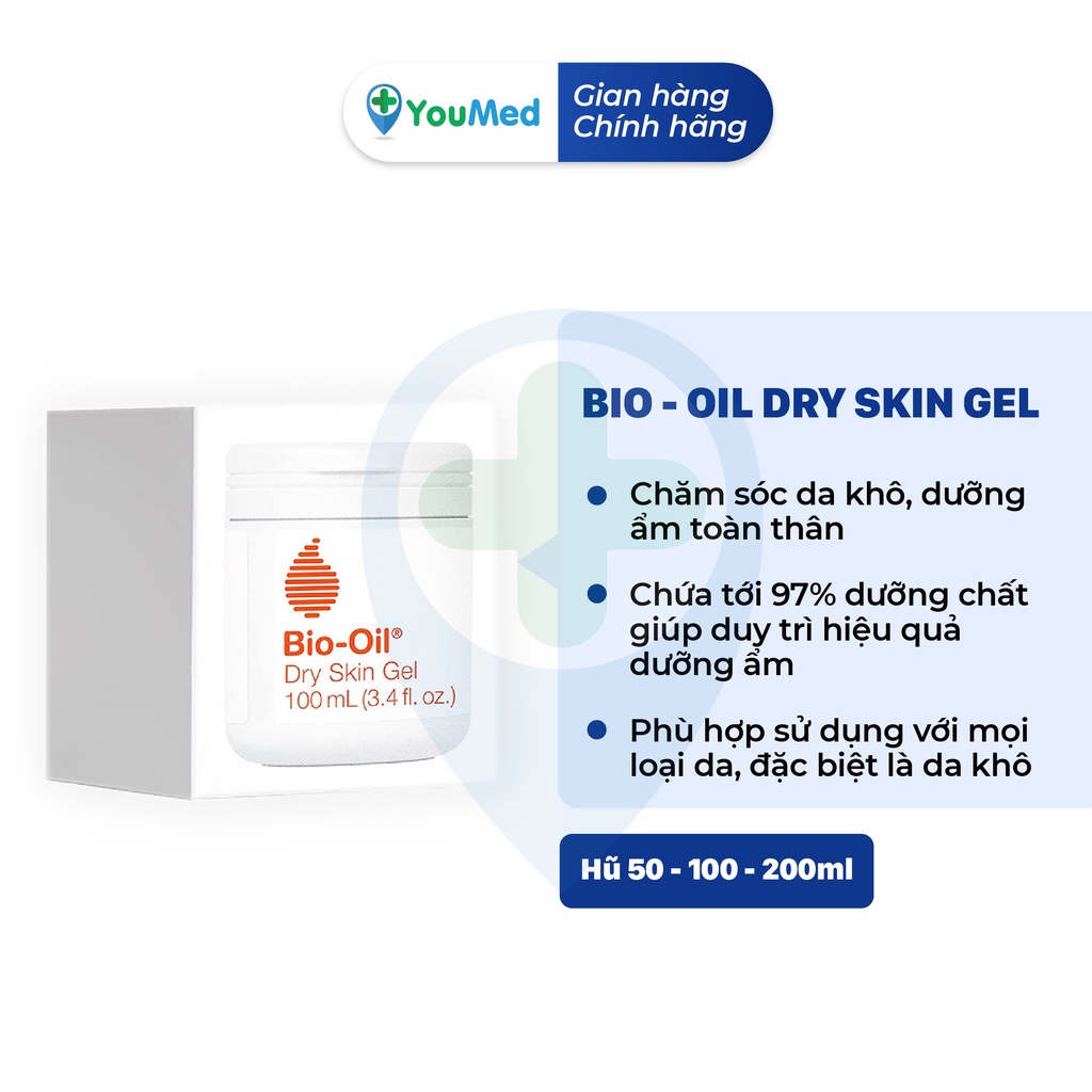 Gel Dưỡng Ẩm Bio-Oil Dry Skin Gel - chăm sóc da khô, dưỡng ẩm toàn thân