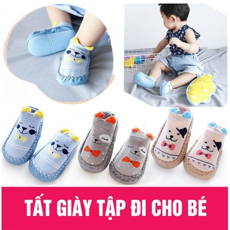 [Haobaby shop] Giày vớ tập đi HÀN QUỐC cho bé