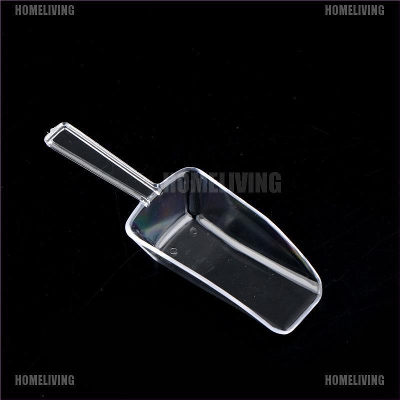 Bộ 3 Muỗng Múc Kem Bằng Nhựa Trong Suốt Tiện Dụng Cho Nhà Bếp / Tiệc Cưới