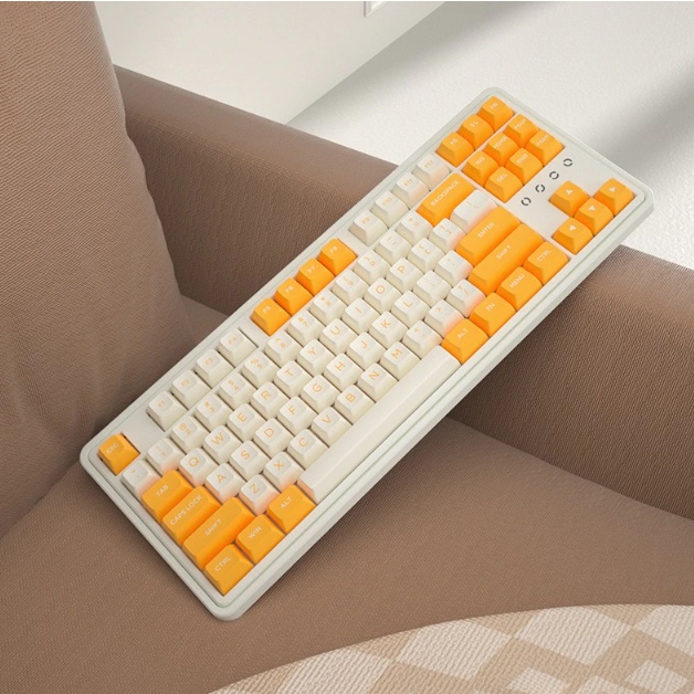 Bàn Phím Cơ FL CMK87 3 mode Polar Night / Ice Mint / Mashmallow / Metal Heart / Yellow White - Hàng chính hãng