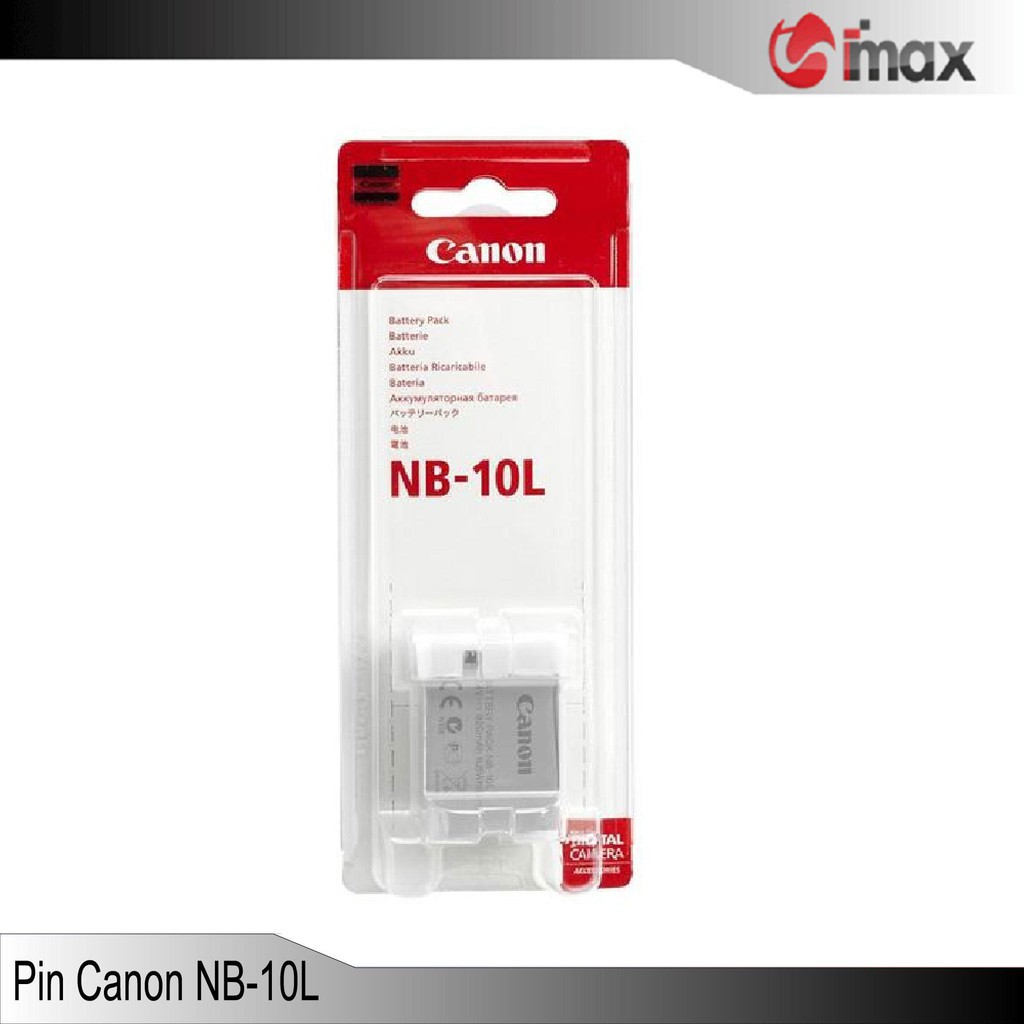 Combo pin + sạc Canon NB-10L (Bảo hành 6 tháng)