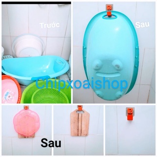 Móc Gác Chậu Tắm Dán Tường Loại 1 không gỉ