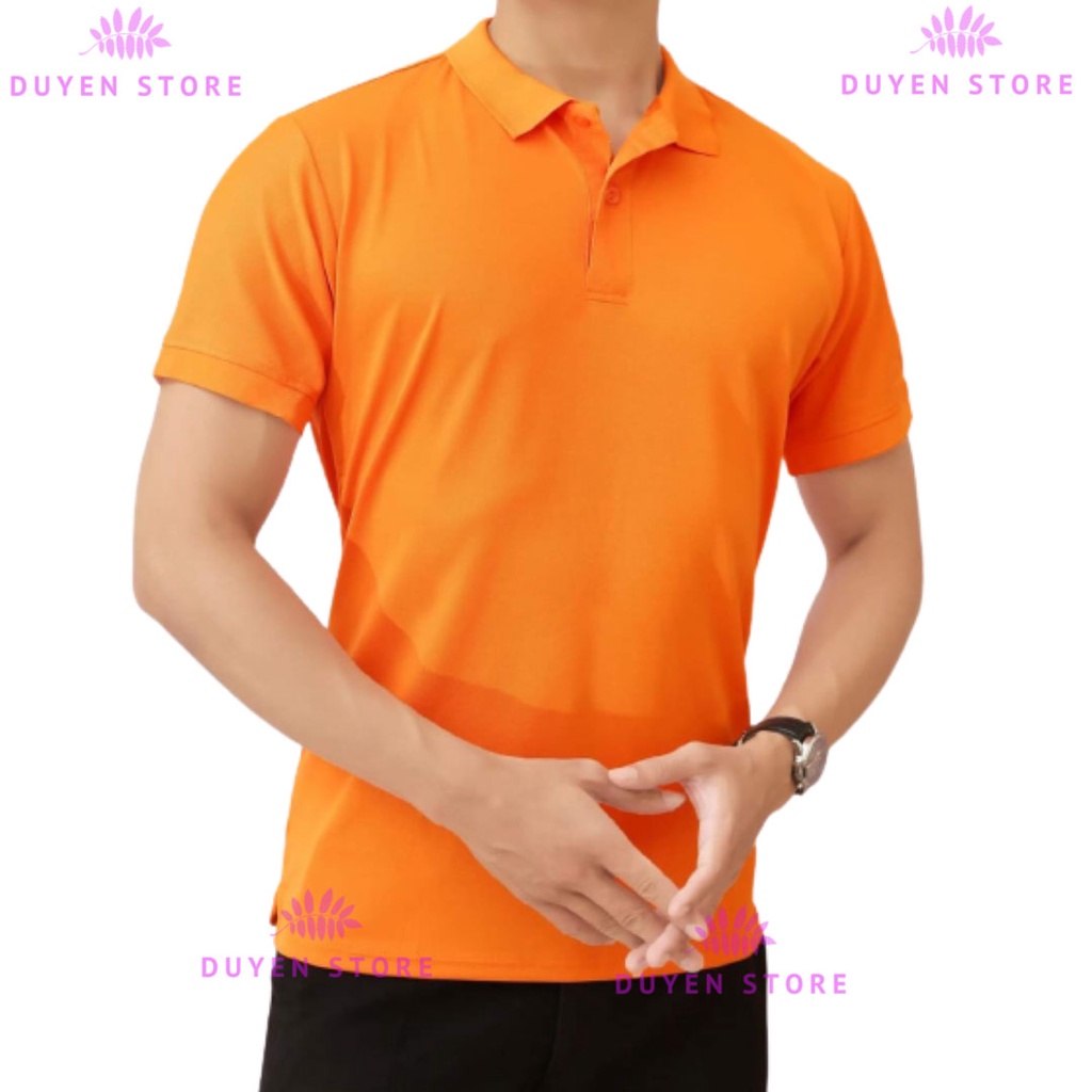 Áo Polo nam Cao Cấp Basic vải cá sấu Poly Thái kháng khuẩn, chống nhăn, thoáng mát (Size S - 3XL)