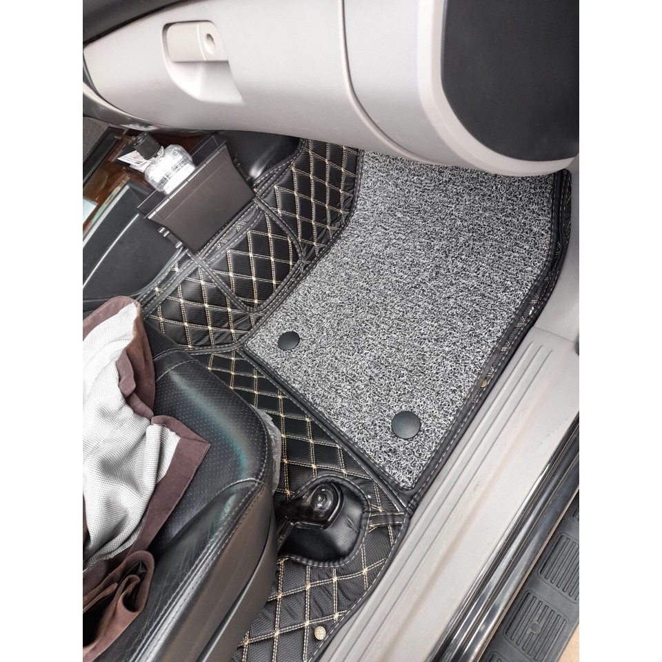 Thảm lót sàn ô tô 6D Mitsubishi Pajero Sport 2008-2021 chống nước, không mùi, phủ kín 90% sàn xe