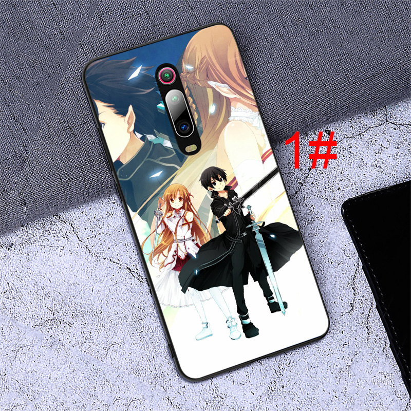 Ốp Lưng Tpu Họa Tiết Hoạt Hình Sword Art Online Thời Trang Cho Xiaomi Mi 8 9 10 A1 A2 A3 Lite Pro F1 5x 6x Note 10