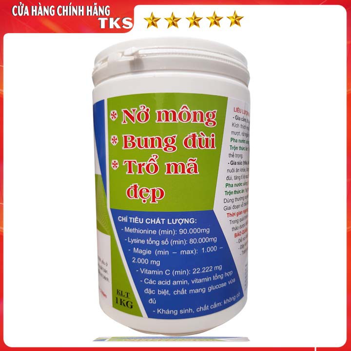 AMIC SIÊU VỖ BÉO: Nở Mông, Bung Đùi, Trổ Mã Đẹp, Bật Cựa - Lon 1kg