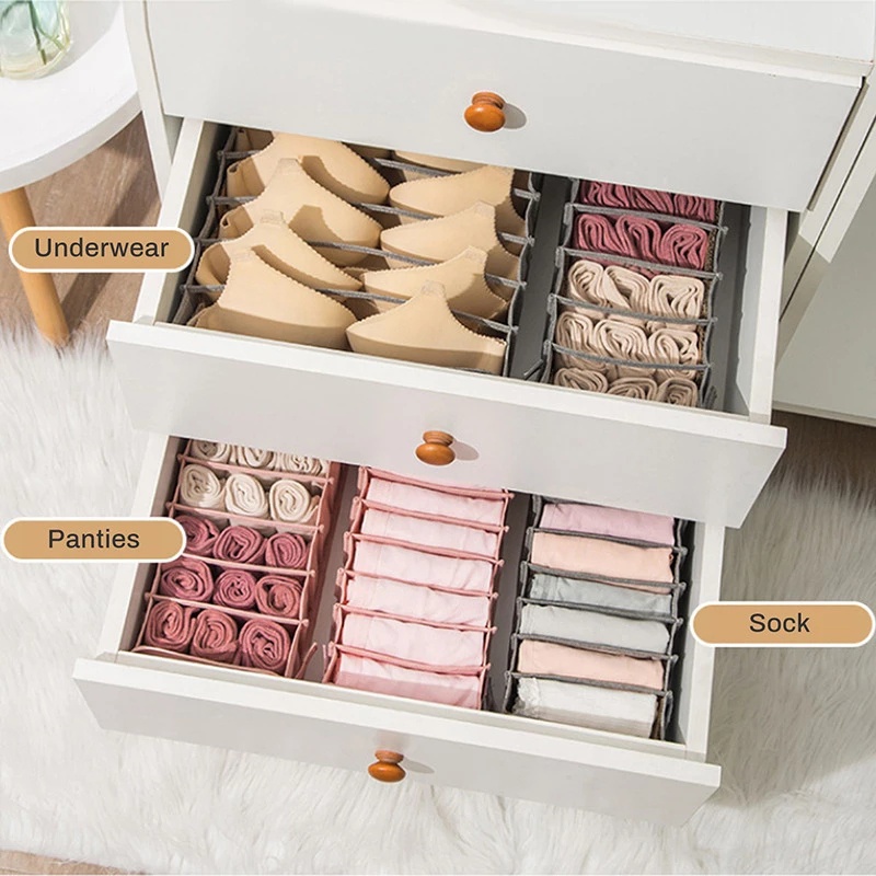 Hộp Đựng Đồ Lót 7 / 11 Ngăn Tiện Lợi