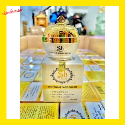 Kem face nhau thai cừu SH white 20g