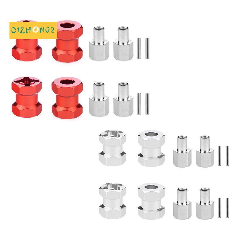 Trục nối dài bánh xe 12mm 15mm bằng kim loại cho xe RC AXIAL SCX10 D90 CC01 F350 1/10