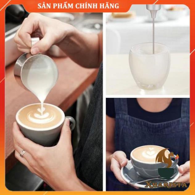 Máy đánh bọt cafe, tạo bọt sữa, làm cà phê bọt biển, cà phê trứng - có dây sạc điện - Xbarista Store