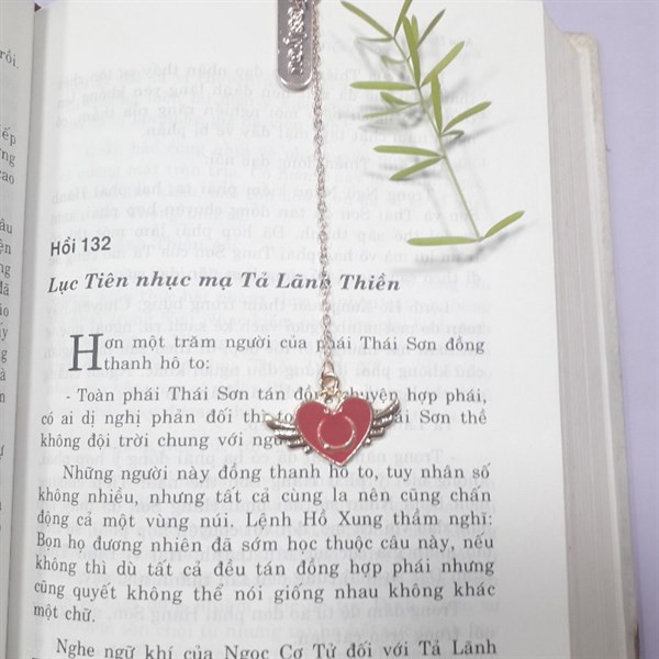 Bookmark Kẹp Sách Kim Loại Phối Charm Hình Cardcaptor - Mẫu 5