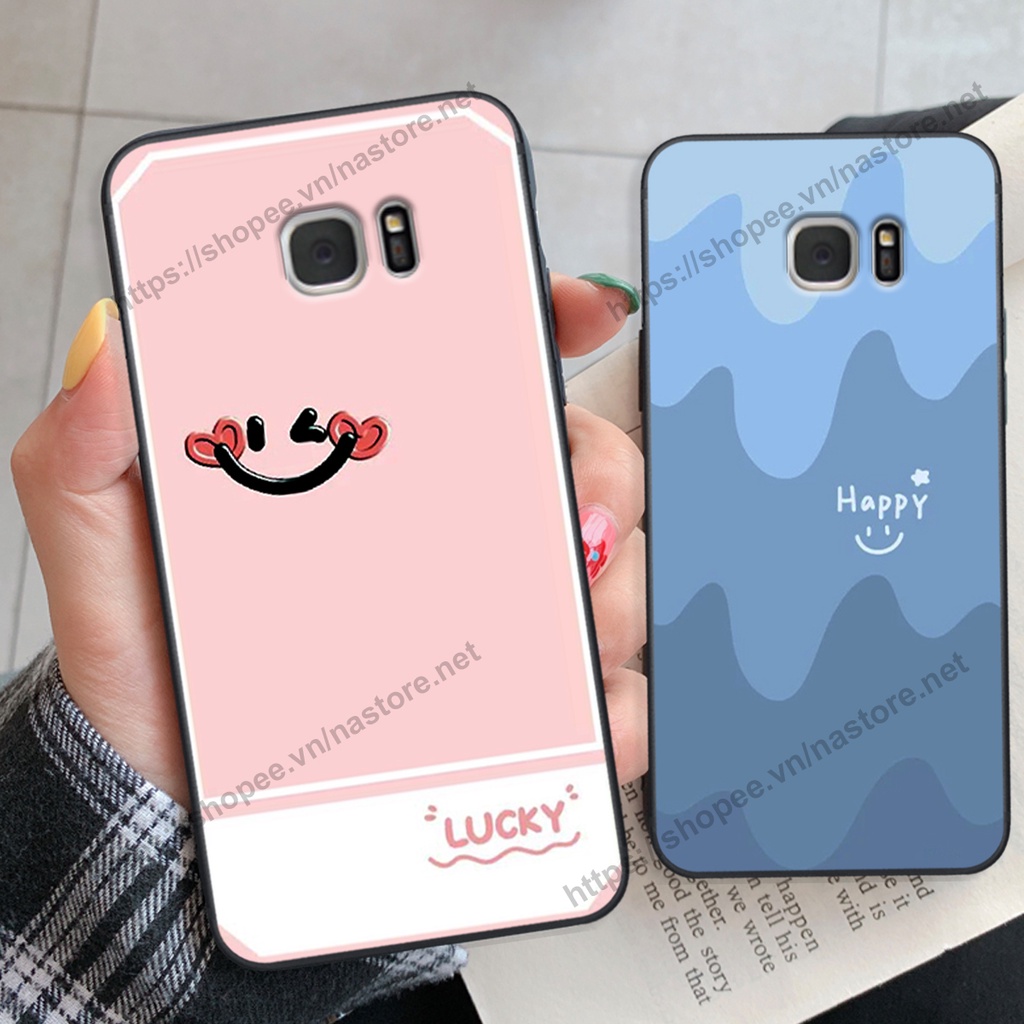 Ốp lưng Samsung S4 / S5 / Note 4 / Note 5 mặt cười, họa tiết caro đơn giản đẹp cute