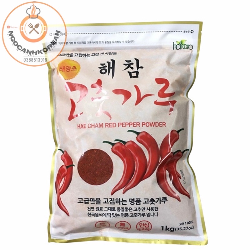 <HOT>🌶Bột Ớt Hàn Quốc Heacham 1kg date 2023