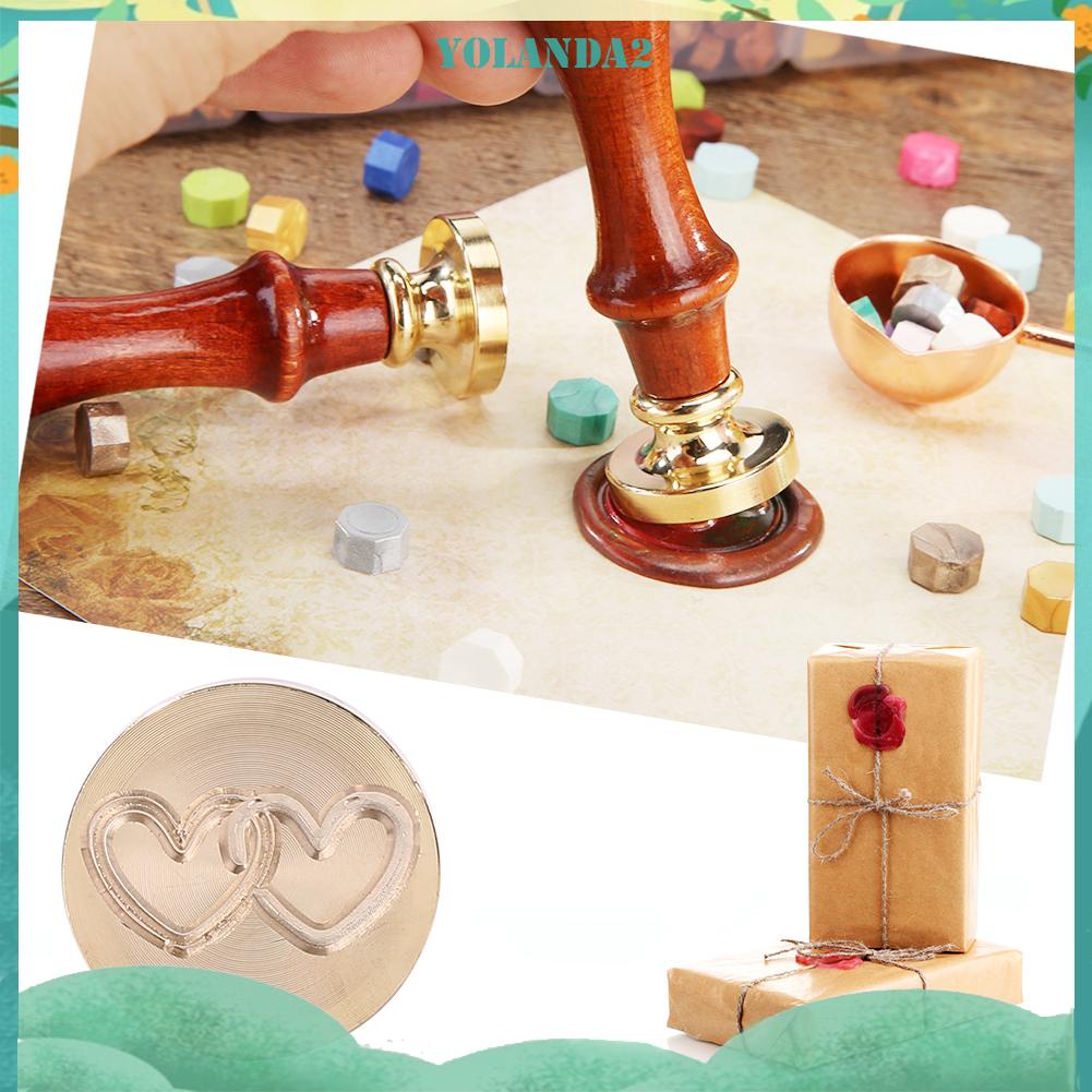 Đầu con dấu ấn sáp dán thiệp cưới phong cách cổ điển