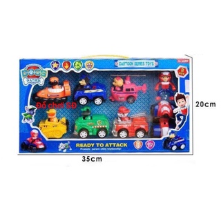 đội chó cứu hộ- hộp 9 xe