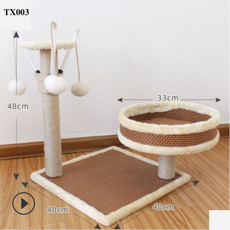 Cat Tree/ nhà cây cho mèo, hàng cao cấp , mèo chơi thoải mái