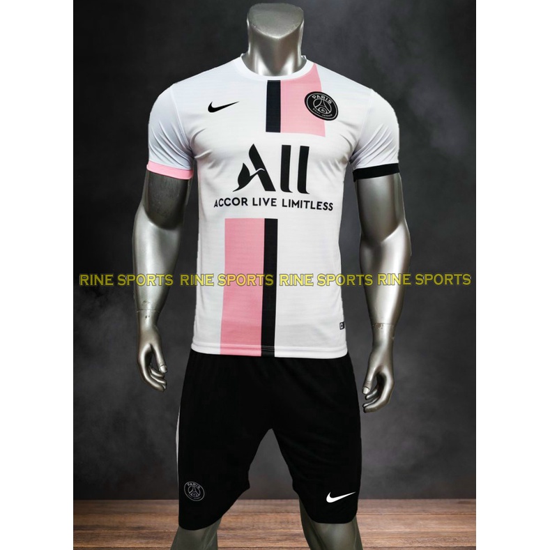 Bộ áo bóng đá psg trắng hàng việt nam cao cấp mùa giải 2021-2022