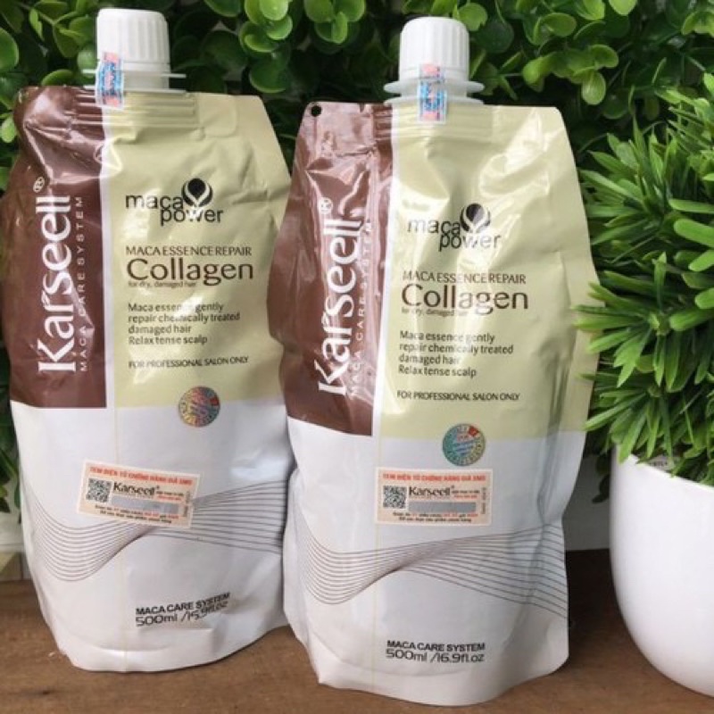 Ủ tóc collagen mẫu mới siêu mềm mại hàng chuẩn 2 tem mùi thơm