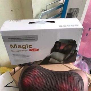 Gối masage hồng ngoại 8 bi