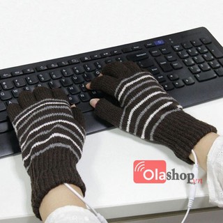 Găng Tay Sưởi Ấm Cổng USB 5V – Găng Tay Phát Nhiệt, Giữ Ấm Khi Làm Việc, Học Tập, Lái Xe