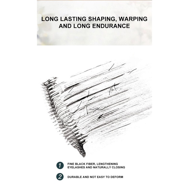 Mascara chải mi cong dày tự nhiên lâu trôi không thấm nước và mồ hôi | BigBuy360 - bigbuy360.vn