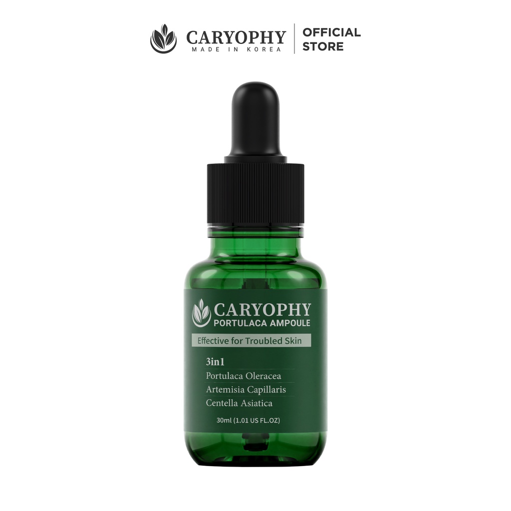 Serum giảm mụn mờ thâm se khít lỗ chân lông Caryophy 30ml