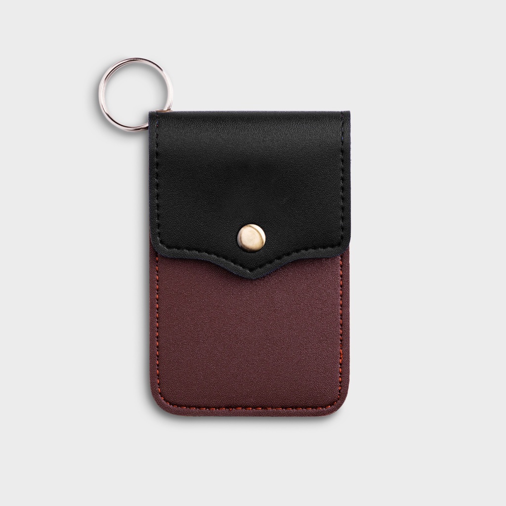 Móc khóa ví da cao cấp cầm tay đựng tiền, thẻ ngân hàng, vé gửi xe, bảng tên - VIVA - DAILY BAGS