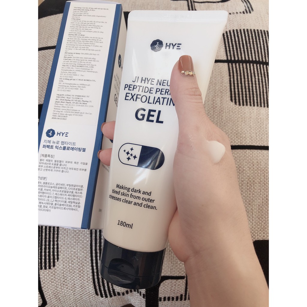 Gel Tẩy Tế Bào Chết Toàn Thân JI HYE 180ml - Tẩy Da Chết Body Giúp Làm Sạch, Tái Tạo Da Và Dưỡng Da Hàn Quốc