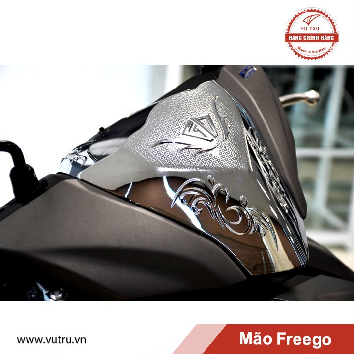 [SALE SỐC] ỐP MÃO XE FREEGO CARBON, MẠ CROM - CHÍNH HÃNG UNIVERSE (HÀNG CAO CẤP)