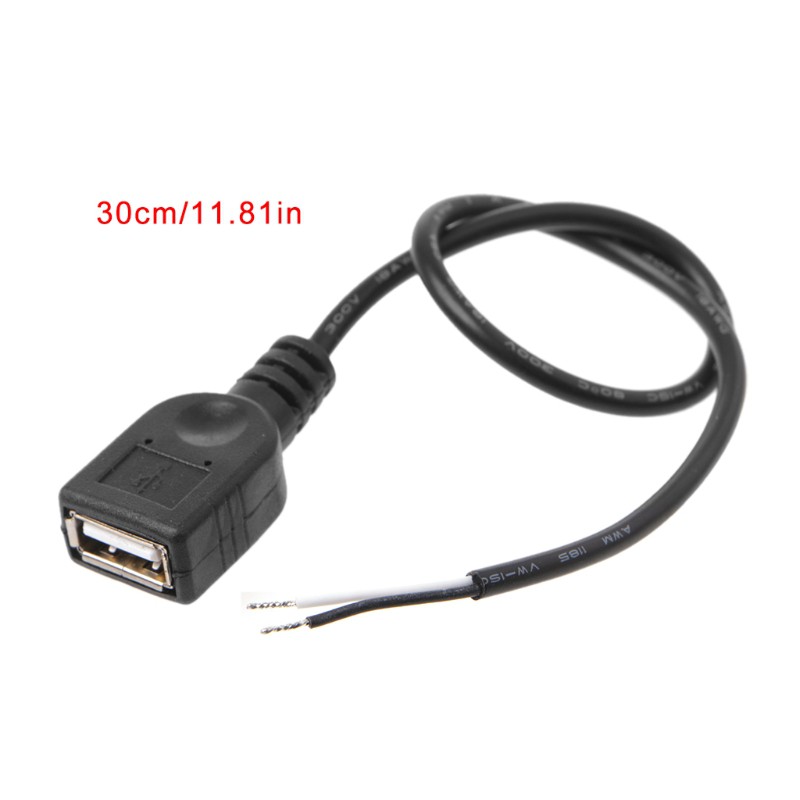 Dây cáp nối nguồn DIY cổngUSB 2.0 đầu ra 2 Pin tiện dụng