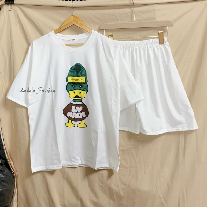 [ ĐANG HÓT] Áo phông gấu nation, Áo thun form dáng rộng thụng tay lỡ chất đẹp -ZADOLA FASHION